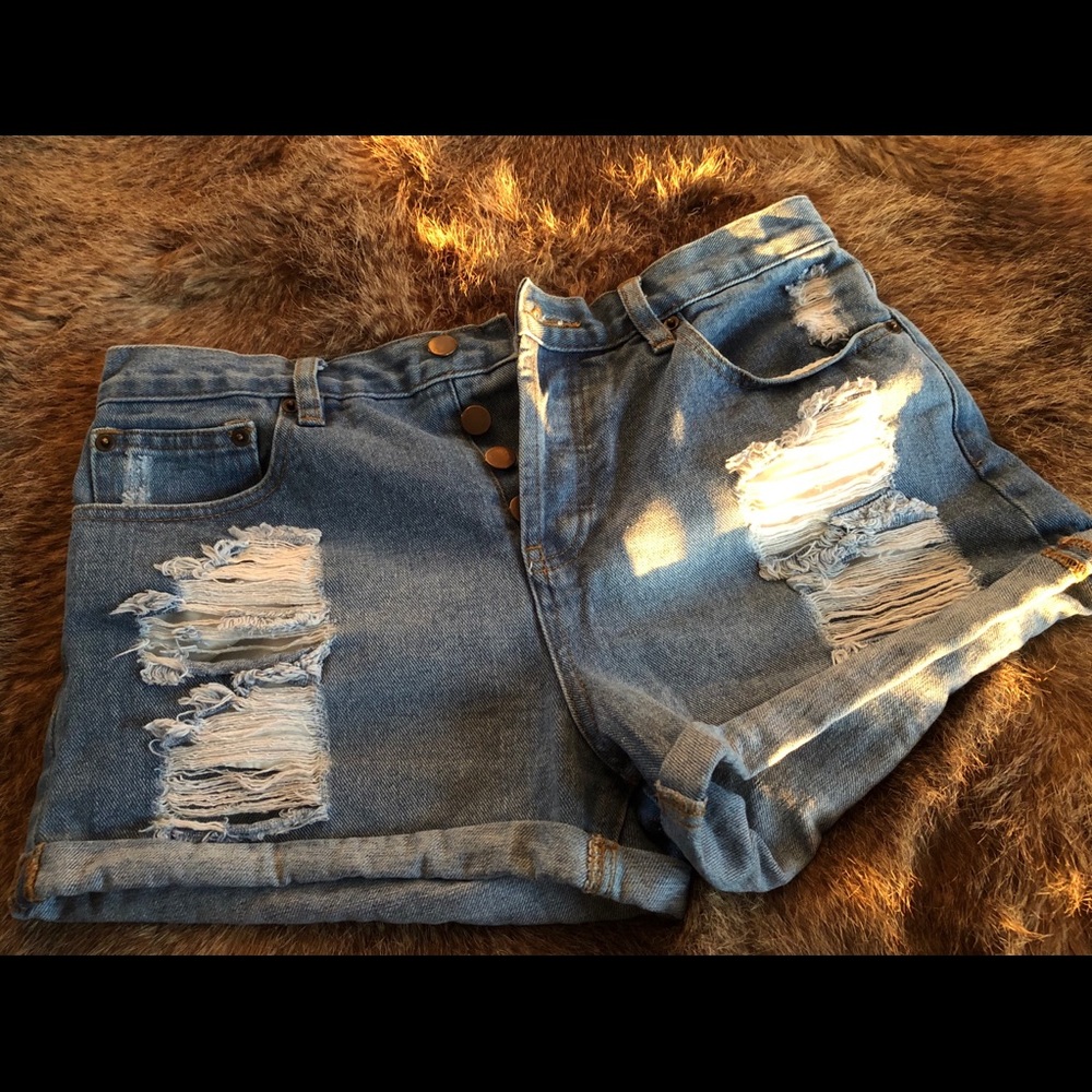 High waisted shorts